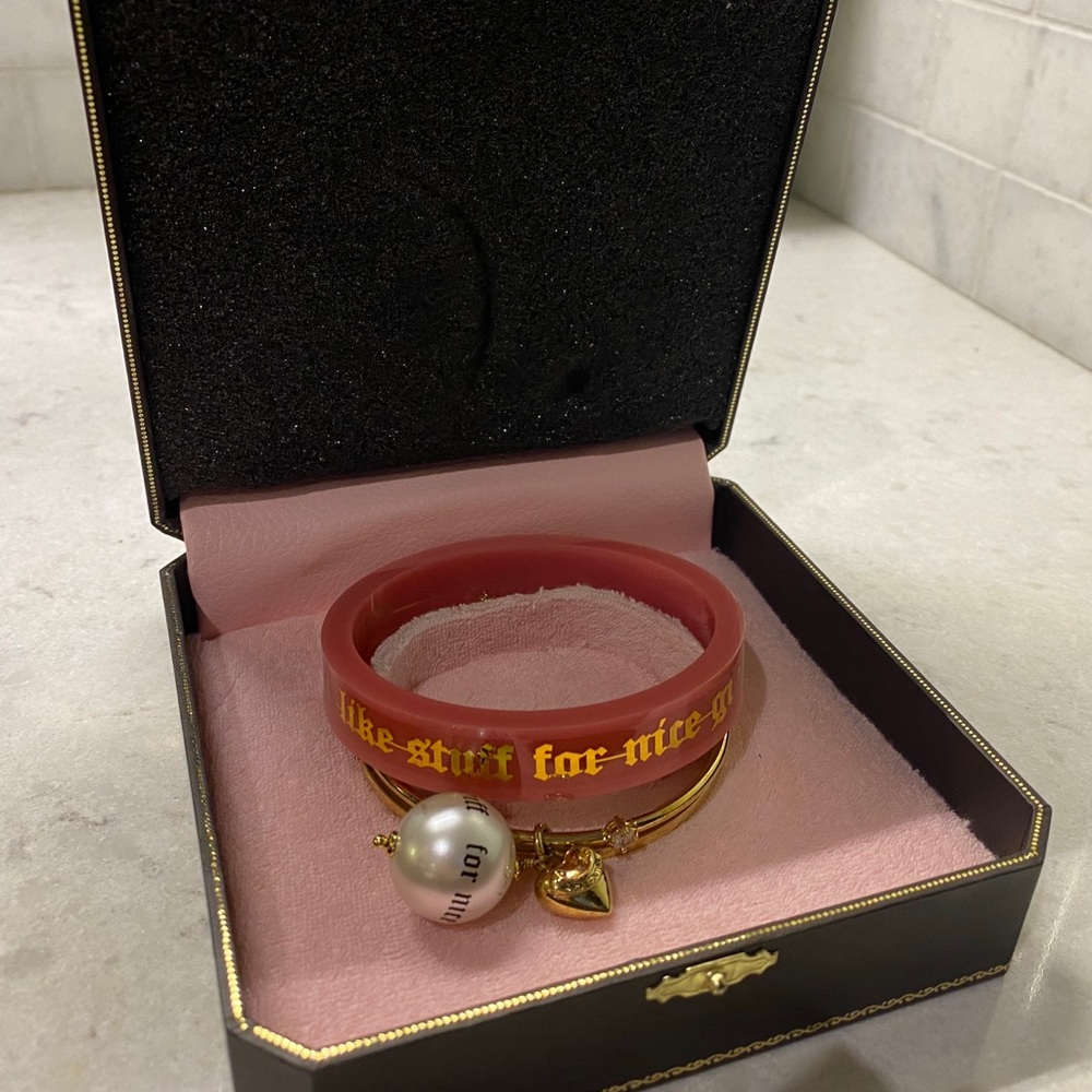 Juicy Couture Bracelet/Bangle Set WITH BOX